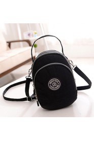 Women's Waterproof Grab Handle Zip Closure Shoulder Bag