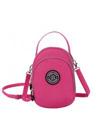 Women's Waterproof Grab Handle Zip Closure Shoulder Bag