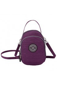 Women's Waterproof Grab Handle Zip Closure Shoulder Bag