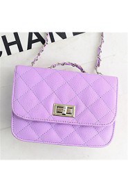 Women PU Baguette Shoulder Bag White / Pink / Purple / Black