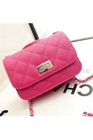 Women PU Baguette Shoulder Bag White / Pink / Purple / Black