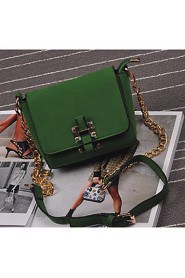 Women PU Sling Bag Shoulder Bag Green / Gray / Black