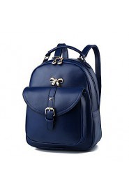 Women PU Baguette Shoulder Bag / Backpack / School Bag Multi color