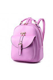 Women PU Baguette Shoulder Bag / Backpack / School Bag Multi color