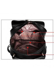 Women PU Baguette Shoulder Bag / Backpack / School Bag Multi color