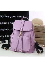 Women PU Baguette Shoulder Bag / Backpack / School Bag Multi color