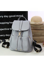 Women PU Baguette Shoulder Bag / Backpack / School Bag Multi color