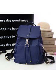 Women PU Baguette Shoulder Bag / Backpack / School Bag Multi color