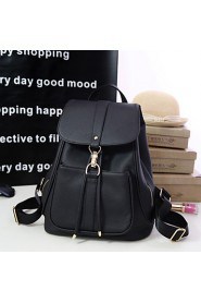 Women PU Baguette Shoulder Bag / Backpack / School Bag Multi color