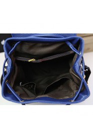 Women PU Baguette Shoulder Bag / Backpack / School Bag Multi color