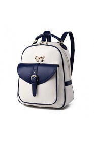 Women PU Baguette Shoulder Bag / Backpack / School Bag Multi color