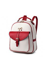 Women PU Baguette Shoulder Bag / Backpack / School Bag Multi color