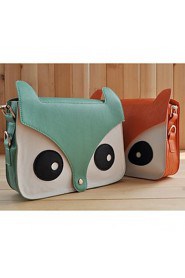 PU Fox Design Crossbody Bag