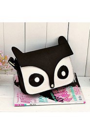 PU Fox Design Crossbody Bag