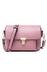 Women PU Shell Shoulder Bag / Satchel Pink / Blue / Red / Black