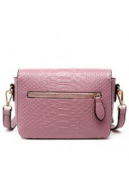 Women PU Shell Shoulder Bag / Satchel Pink / Blue / Red / Black