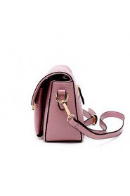 Women PU Shell Shoulder Bag / Satchel Pink / Blue / Red / Black