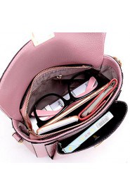 Women PU Shell Shoulder Bag / Satchel Pink / Blue / Red / Black