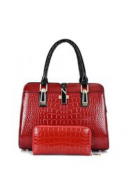 Women Patent Leather Doctor Shoulder Bag / Tote White / Blue / Red / Black