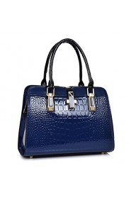 Women Patent Leather Doctor Shoulder Bag / Tote White / Blue / Red / Black