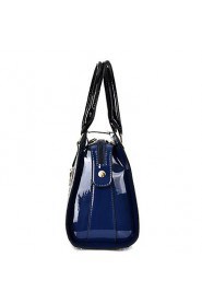 Women Patent Leather Doctor Shoulder Bag / Tote White / Blue / Red / Black