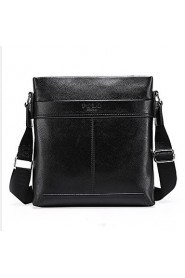 Men PU Messenger Shoulder Bag / Satchel Brown / Black