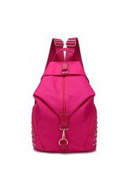 Women Casual / Outdoor / Shopping Oxford Cloth / Nylon Zipper Backpack