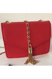 Women PU Sling Bag Shoulder Bag Gold / Red / Gray / Black