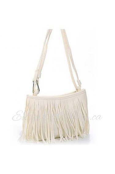 Women Casual PU Shoulder Bag White / Brown / Black