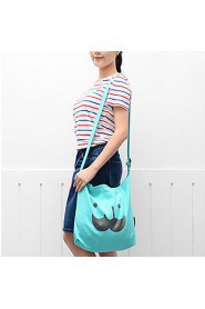 Women Canvas Bucket Tote / Satchel / Wristlet / Cross Body Bag / Storage Bag