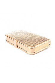 Women PU Flap Clutch / Evening Bag Gold / Silver