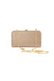 Women PU Flap Clutch / Evening Bag Gold / Silver