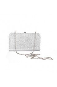 Women PU Flap Clutch / Evening Bag Gold / Silver