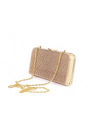 Women PU Flap Clutch / Evening Bag Gold / Silver