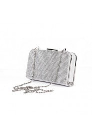 Women PU Flap Clutch / Evening Bag Gold / Silver