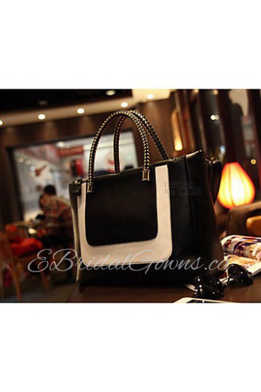 Women PU Doctor Tote Black