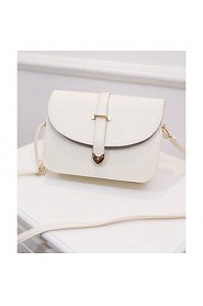 Women PU Sling Bag Shoulder Bag White / Pink / Blue / Gold / Red / Silver / Black