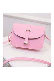 Women PU Sling Bag Shoulder Bag White / Pink / Blue / Gold / Red / Silver / Black