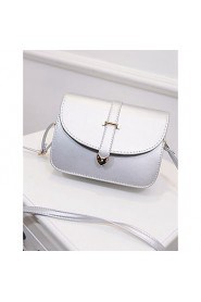 Women PU Sling Bag Shoulder Bag White / Pink / Blue / Gold / Red / Silver / Black