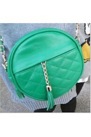 Women PU Sling Bag Shoulder Bag White / Pink / Blue / Green / Yellow / Red / Black