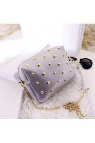 Women's Retro mini rivets shoulder bag