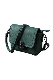 Women Crossbody Bags Soft PU Hasp Flap Solid Casual Small Mini Shoulder Messenger Bag