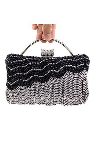 Women's Handmade High grade Pearl Diamonds Tassel Party/Evening Bag