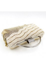 Women's Handmade High grade Pearl Diamonds Tassel Party/Evening Bag