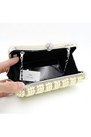 Women's Handmade High grade Pearl Diamonds Party/Evening Bag