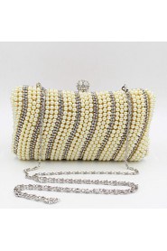 Women's Handmade High grade Pearl Diamonds Party/Evening Bag