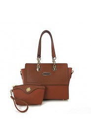 Faux Leather Satchel Briefcase Shoulder Handbag Purse Tablet, iPad Bag