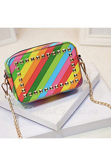 Women PU Sling Bag Shoulder Bag Multi color