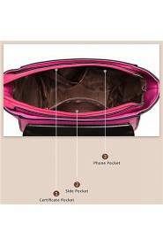 Women's Casual OL PU Messenger Shoulder Bag/Tote