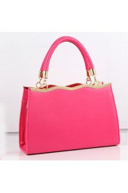 Women's Fashion Casual PU Messenger Shoulder Bag/Tote